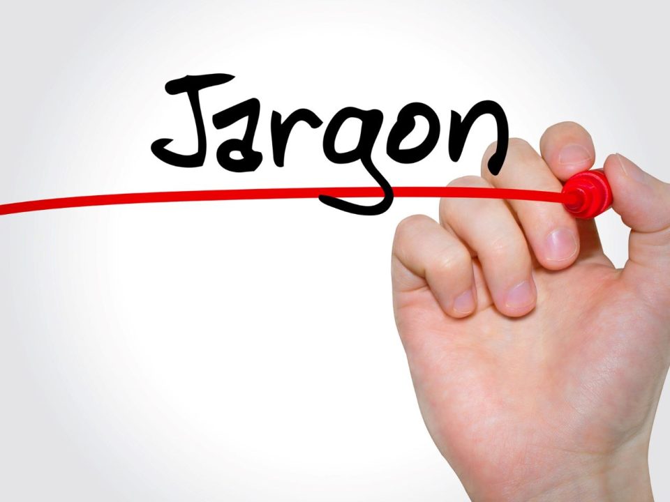 a image showing the word jargon which are used for Accounting Terms
